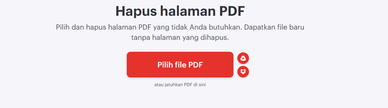 Cara Menghapus Halaman dari PDF Pakai Alat Online 2