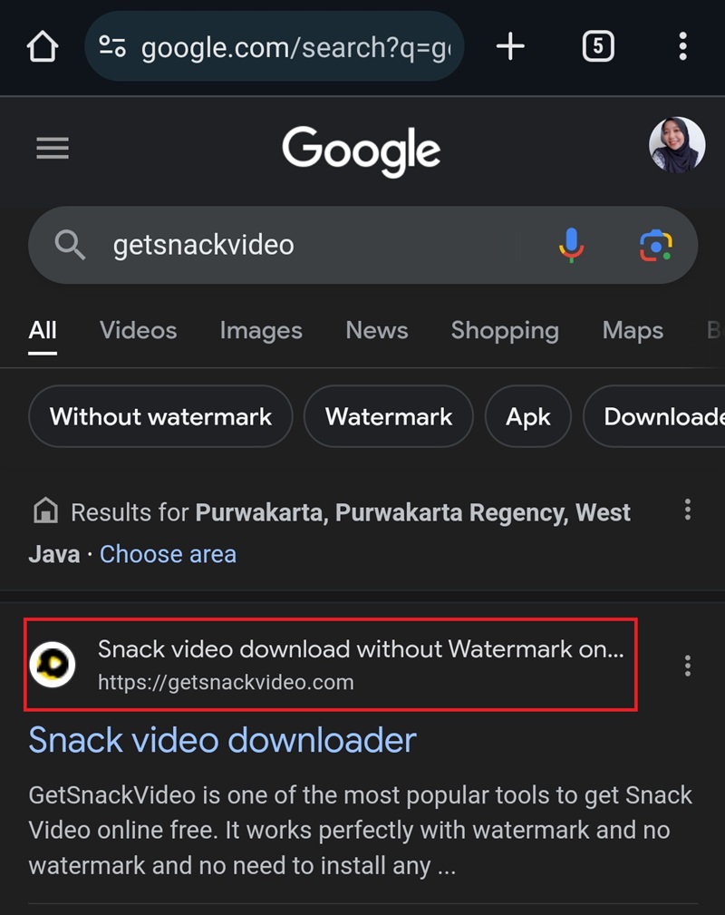 Download Video di Snack Video via Website (Tanpa Watermark) 3