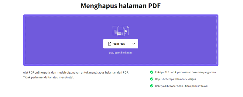 Hapus Halaman PDF Pakai Smallpdf Online 2