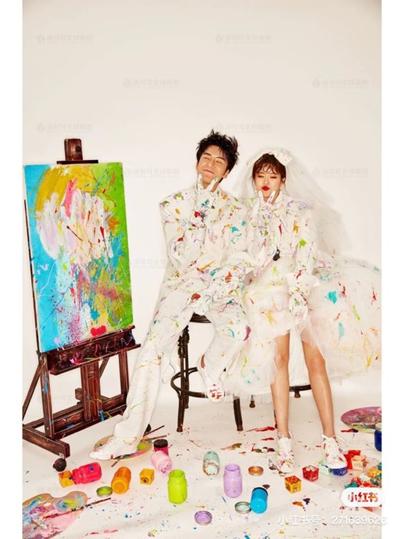 Konsep Colorful - foto couple unik