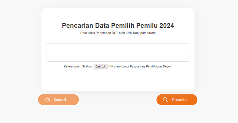 Tutorial cek DPT online