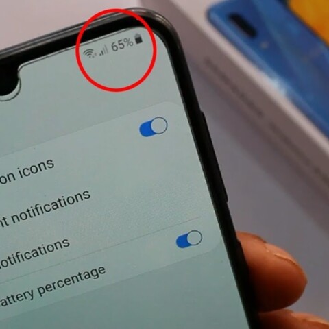 Cara Menampilkan Presentase Baterai HP
