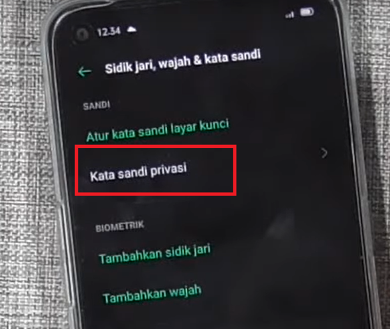 Cara Mengatasi Lupa Sandi untuk Buka Brankas Pribadi HP OPPO 3