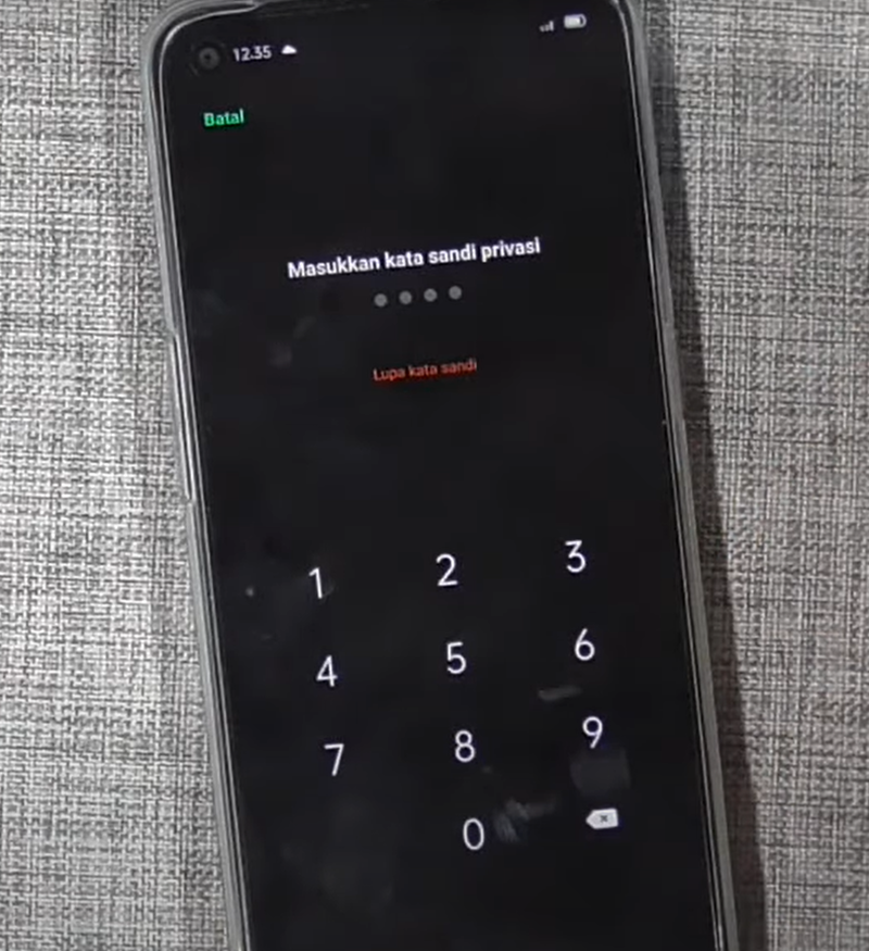 Cara Mengatasi Lupa Sandi untuk Buka Brankas Pribadi HP OPPO 4