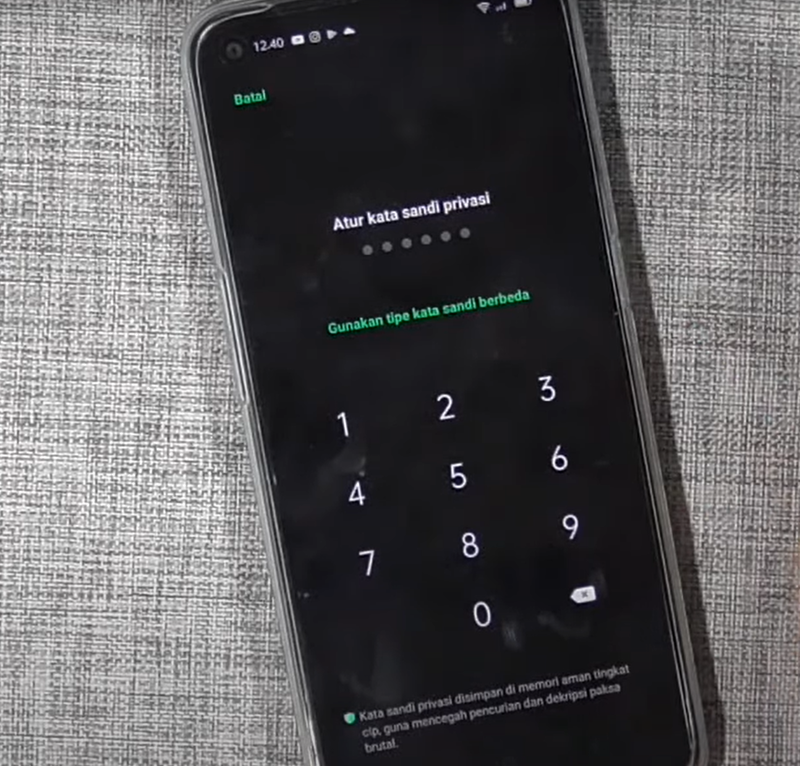 Cara Mengatasi Lupa Sandi untuk Buka Brankas Pribadi HP OPPO 9