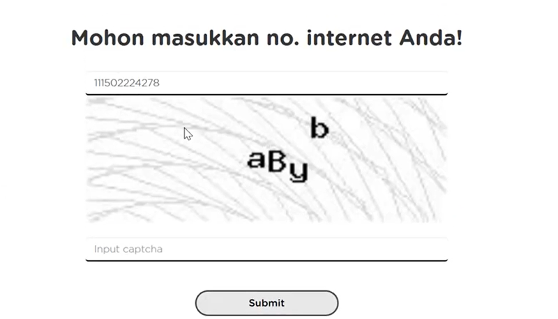 Cara cek FUP Indihome 1