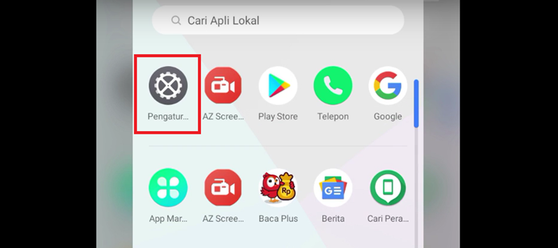 Cek IMEI Realme di Pengaturan 1