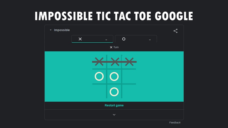 Fitur Unik Tic Tac Toe di Google