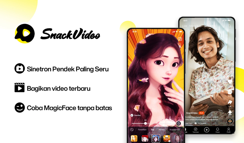 Persiapan cara Live di Snack Video