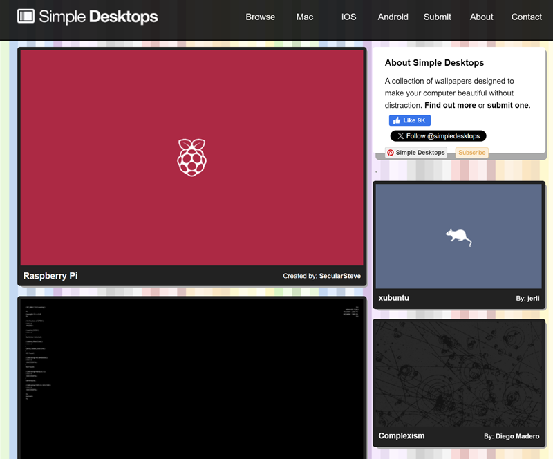 Simple Desktops
