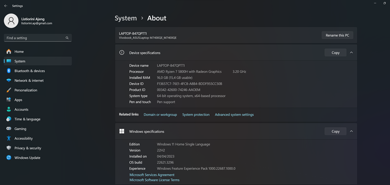cara cek serial number di laptop 3
