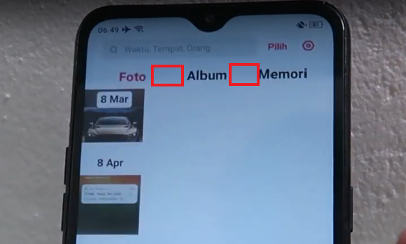 cara membuka brankas di HP OPPO - Akses Melalui Galeri Foto 2
