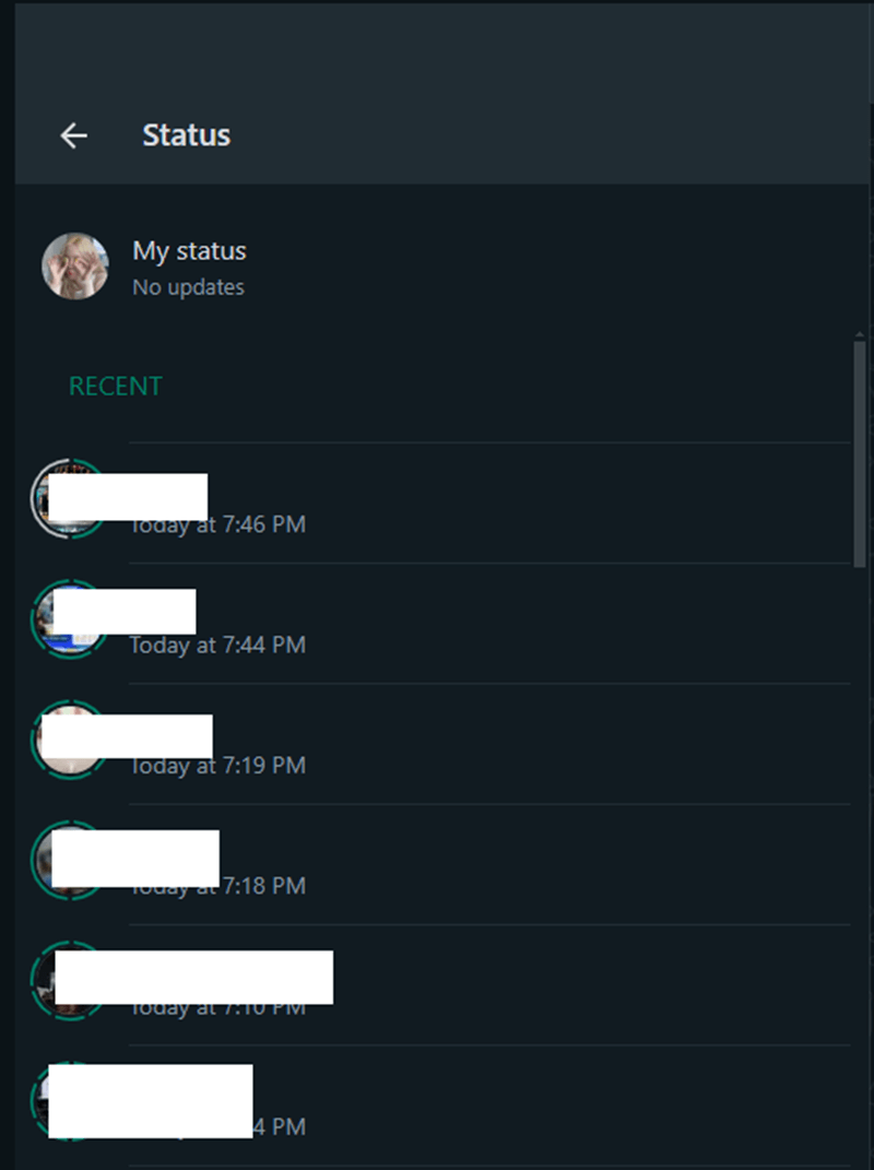 Status WA