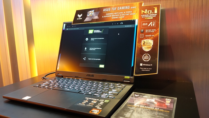 TUF Gaming A14 - produk asus rog dan tuf terbaru