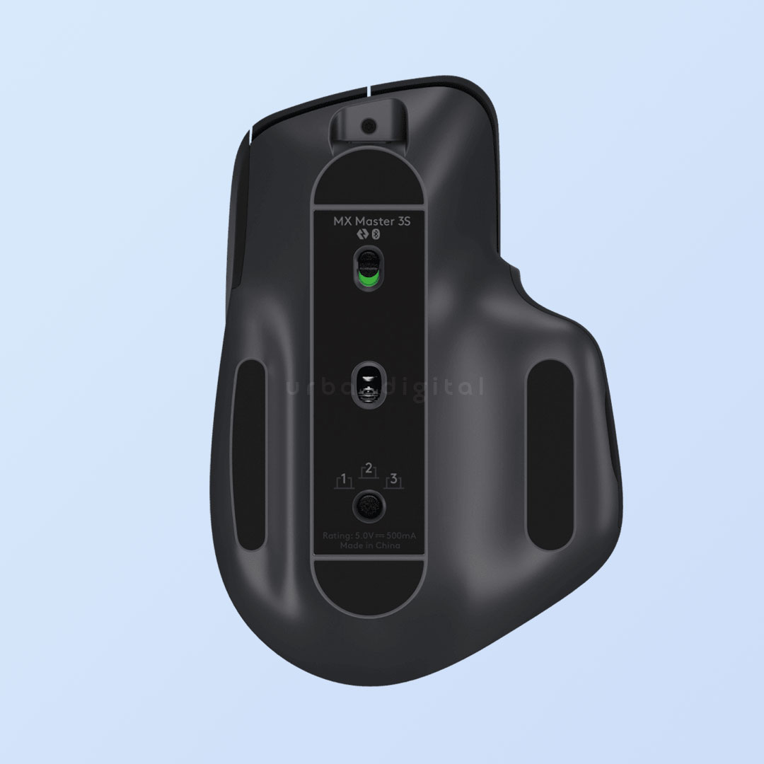 mouse wireless Logitech MX Master 3S bawah