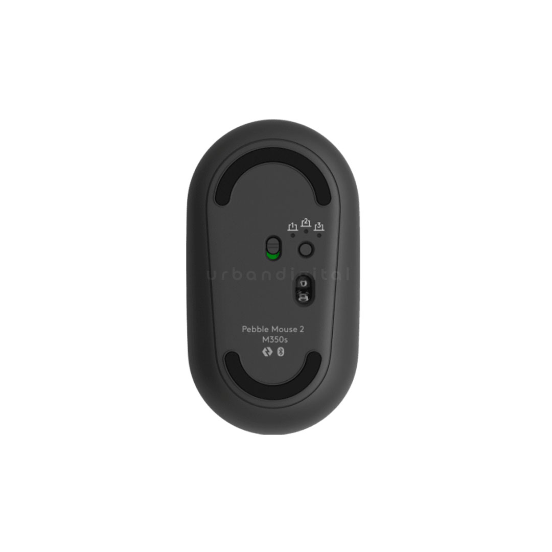 Logitech Pebble 2 Combo mouse tampilan bawah