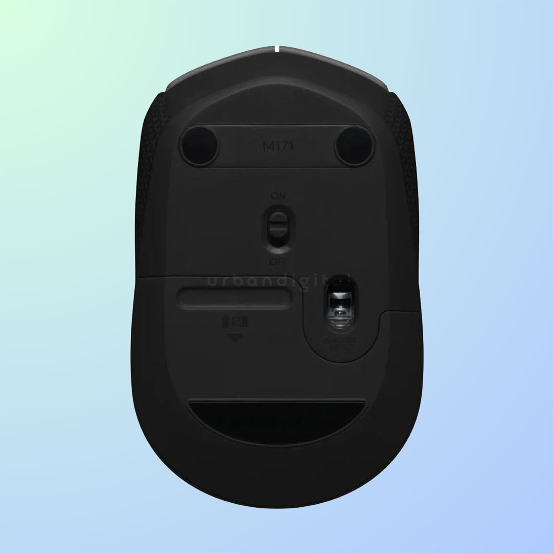 bagian bawah Warna mouse wireless Logitech M170/M171