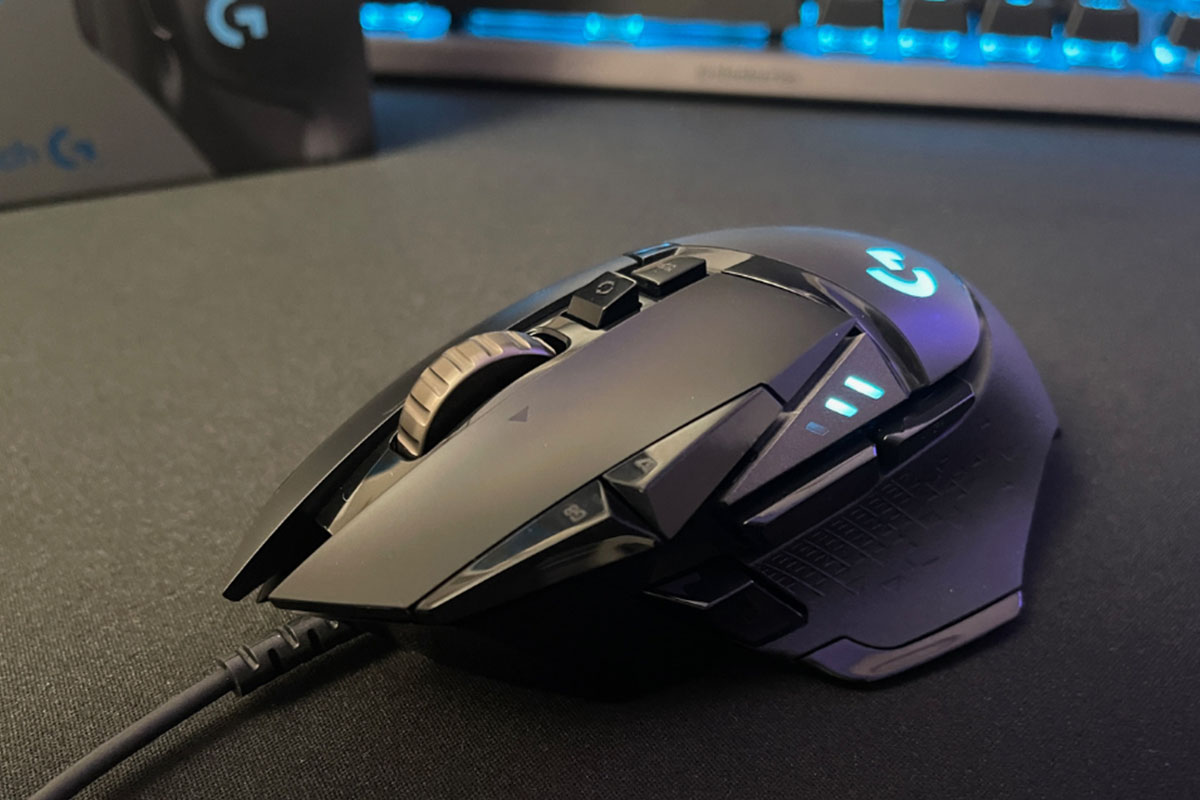 gaming mouse logitech g502 hero