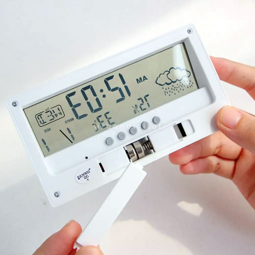 jam digital lcd transparan