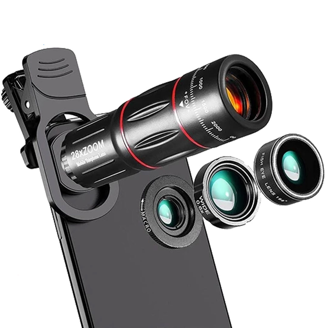 lensa telefoto 28x apexel