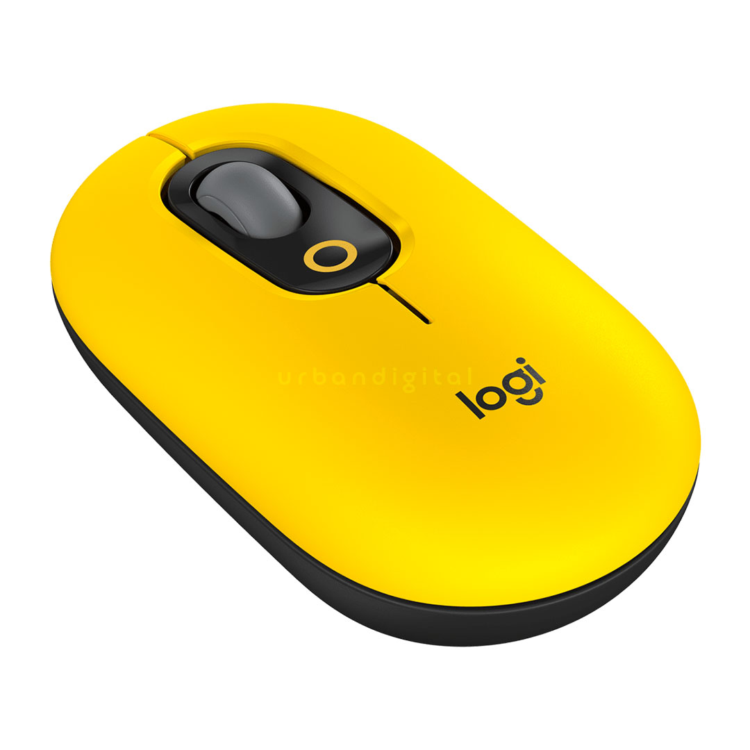 logitech POP mouse dari atas