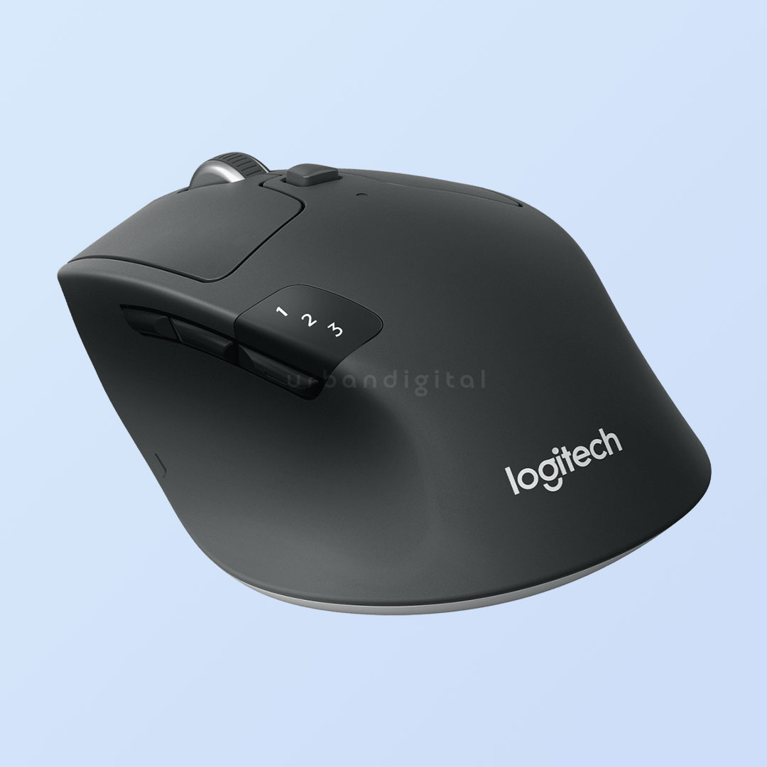 mouse wireless logitech m720 perspektif belakang