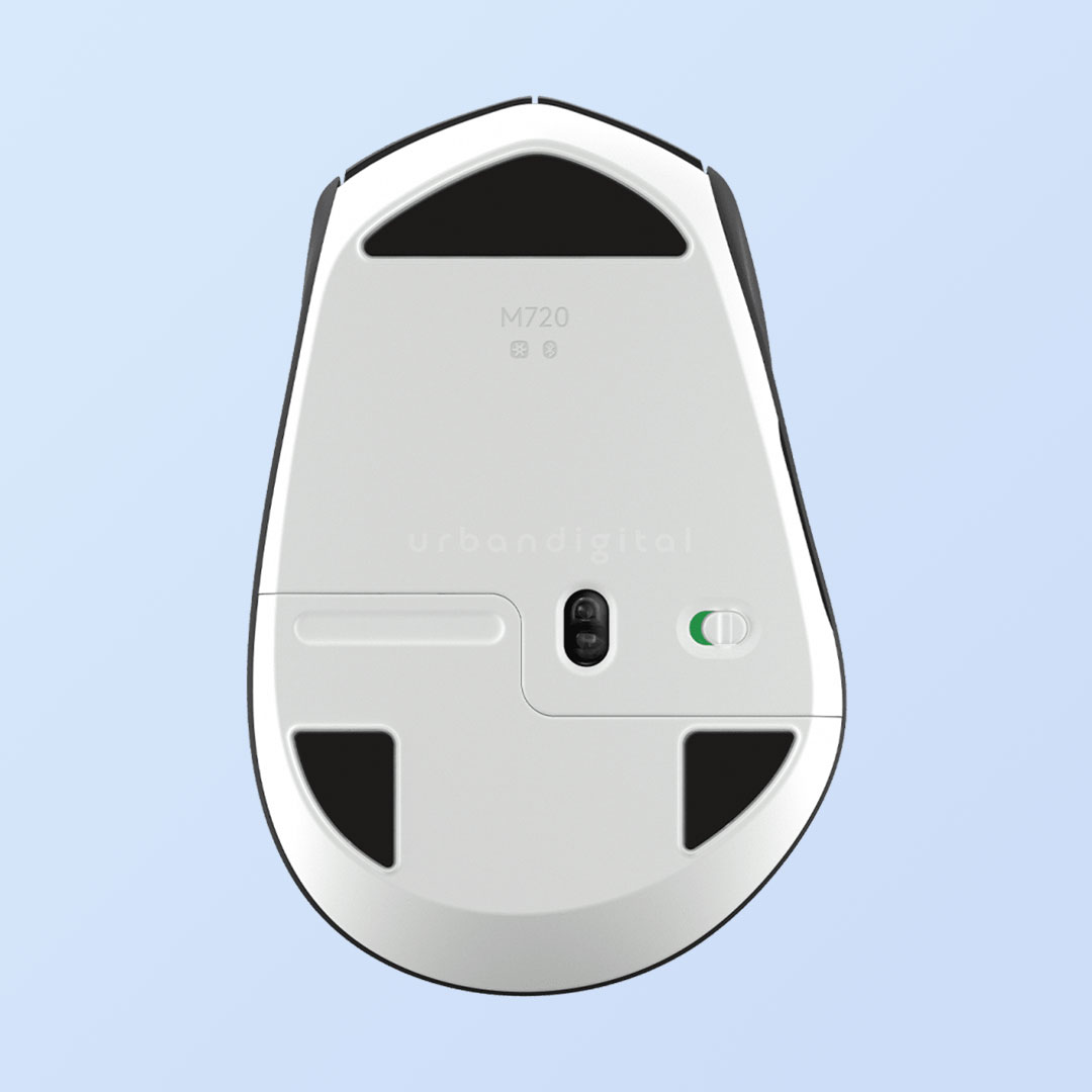 mouse wireless logitech m720 bawah