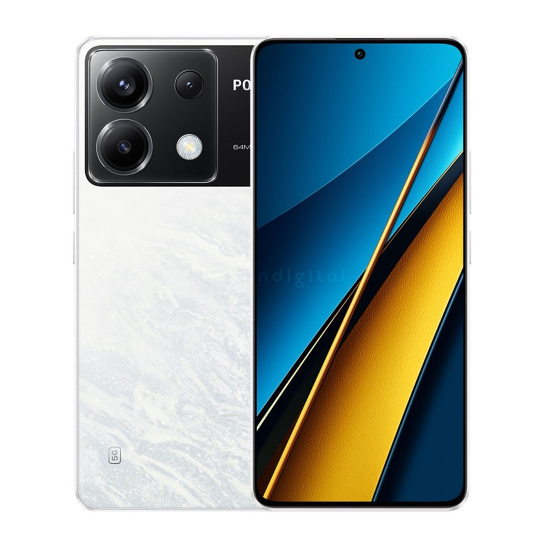poco x6 5g putih