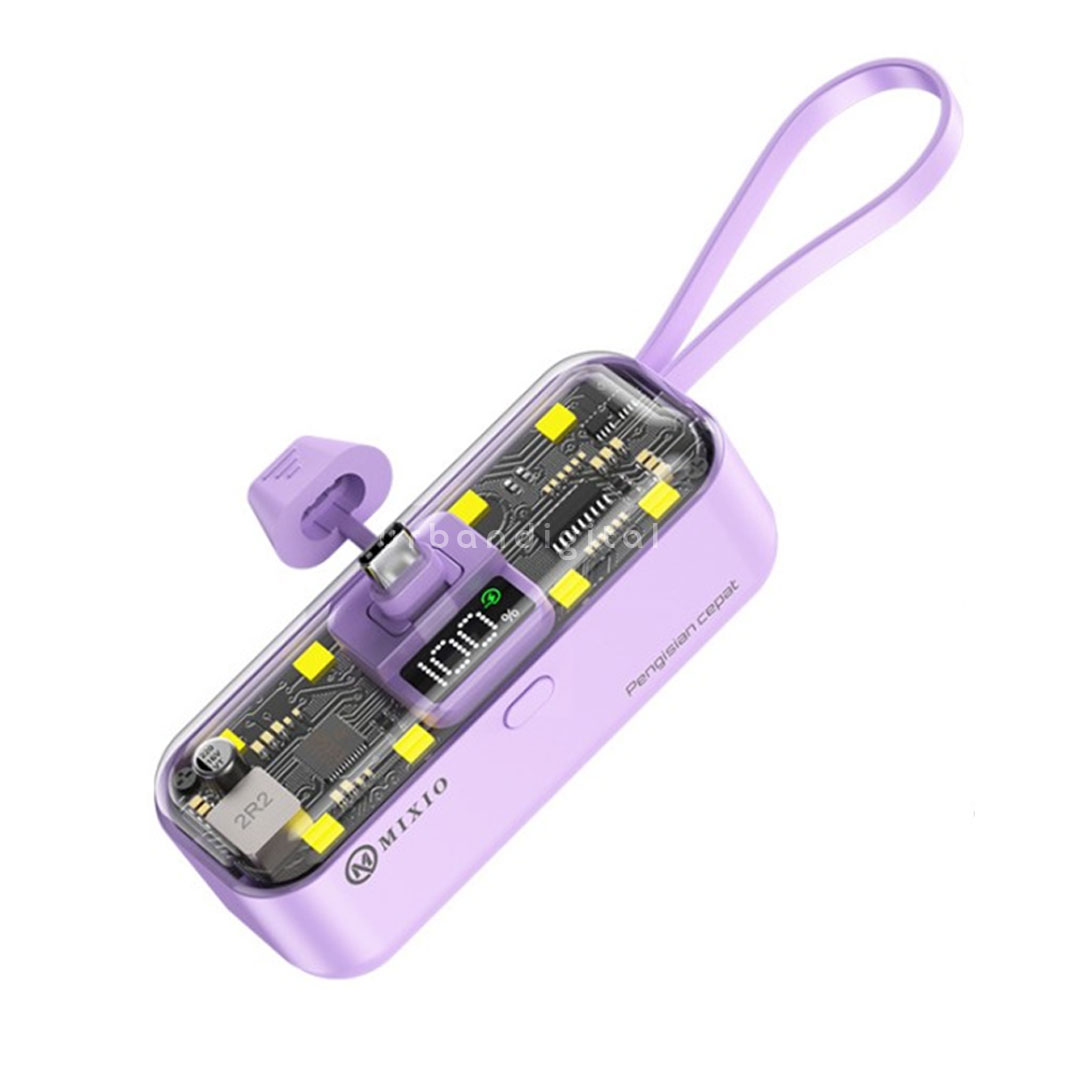 powerbank mixio mp-04 light violet