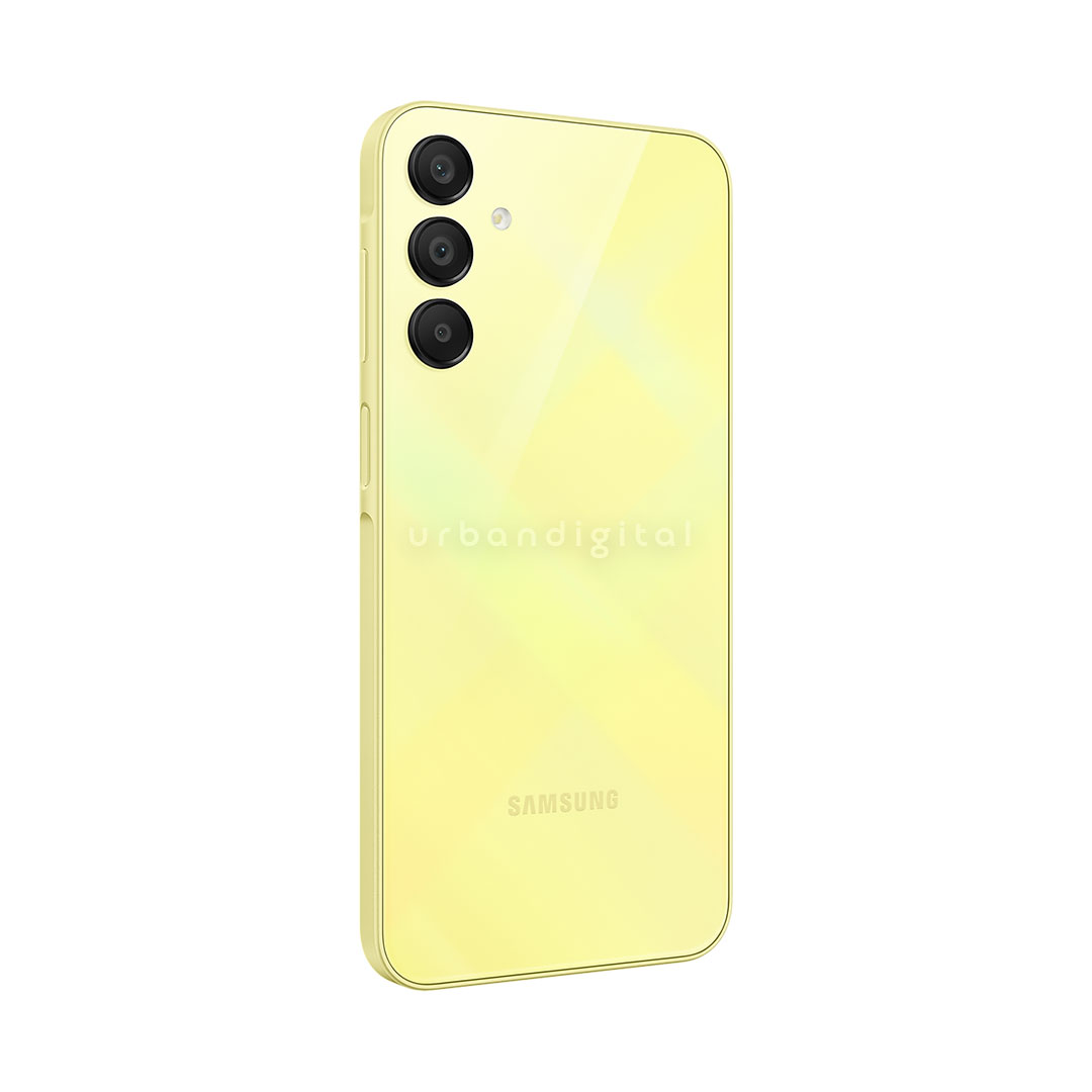 samsung galaxy a15 warna kuning tampak belakang