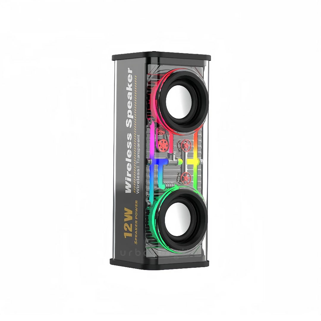 speaker bluetooth transparan lenyes s220 hitam