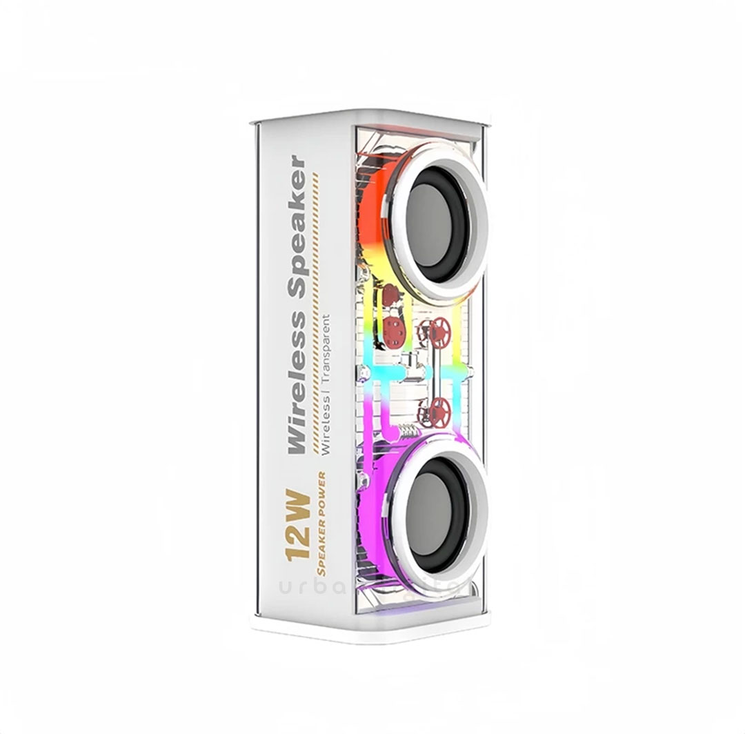 speaker bluetooth transparan lenyes s220 putih
