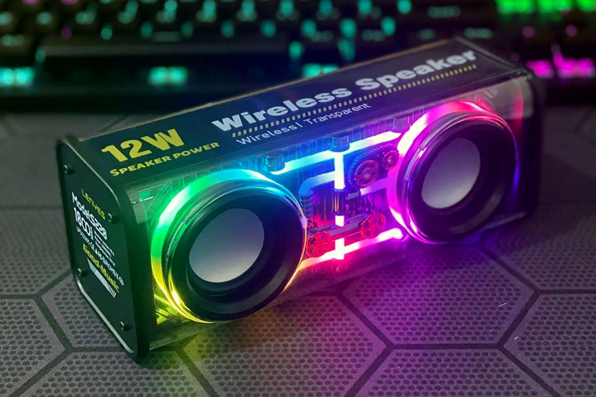 speaker bluetooth transparan lenyes s220