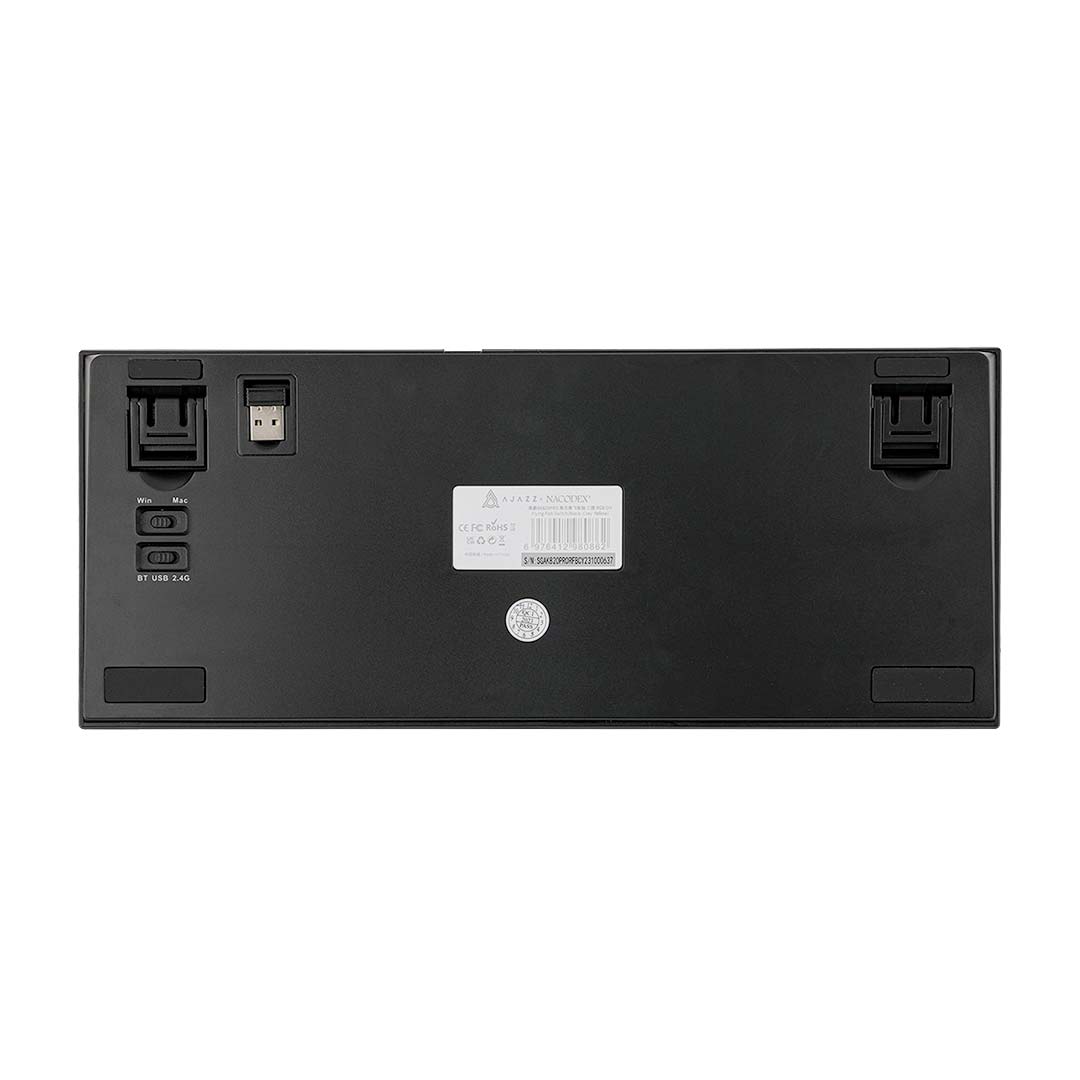keyboard Ajazz AK820 GTS PRO tampak bawah