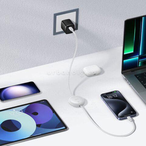 Kabel gulung USB-C Baseus Free 2 Pull Mini