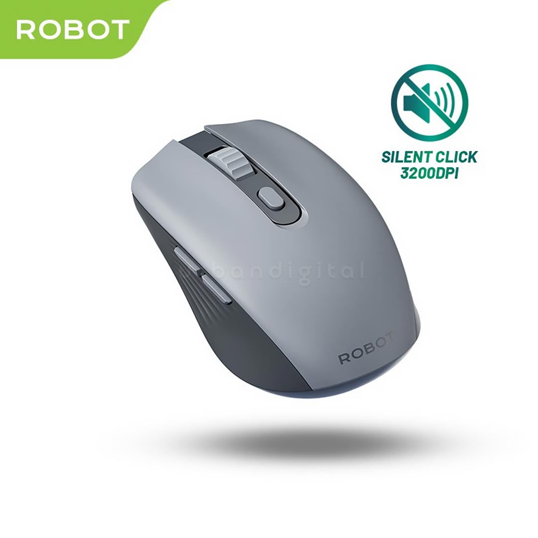 Mouse Wireless ROBOT M370 Hitam
