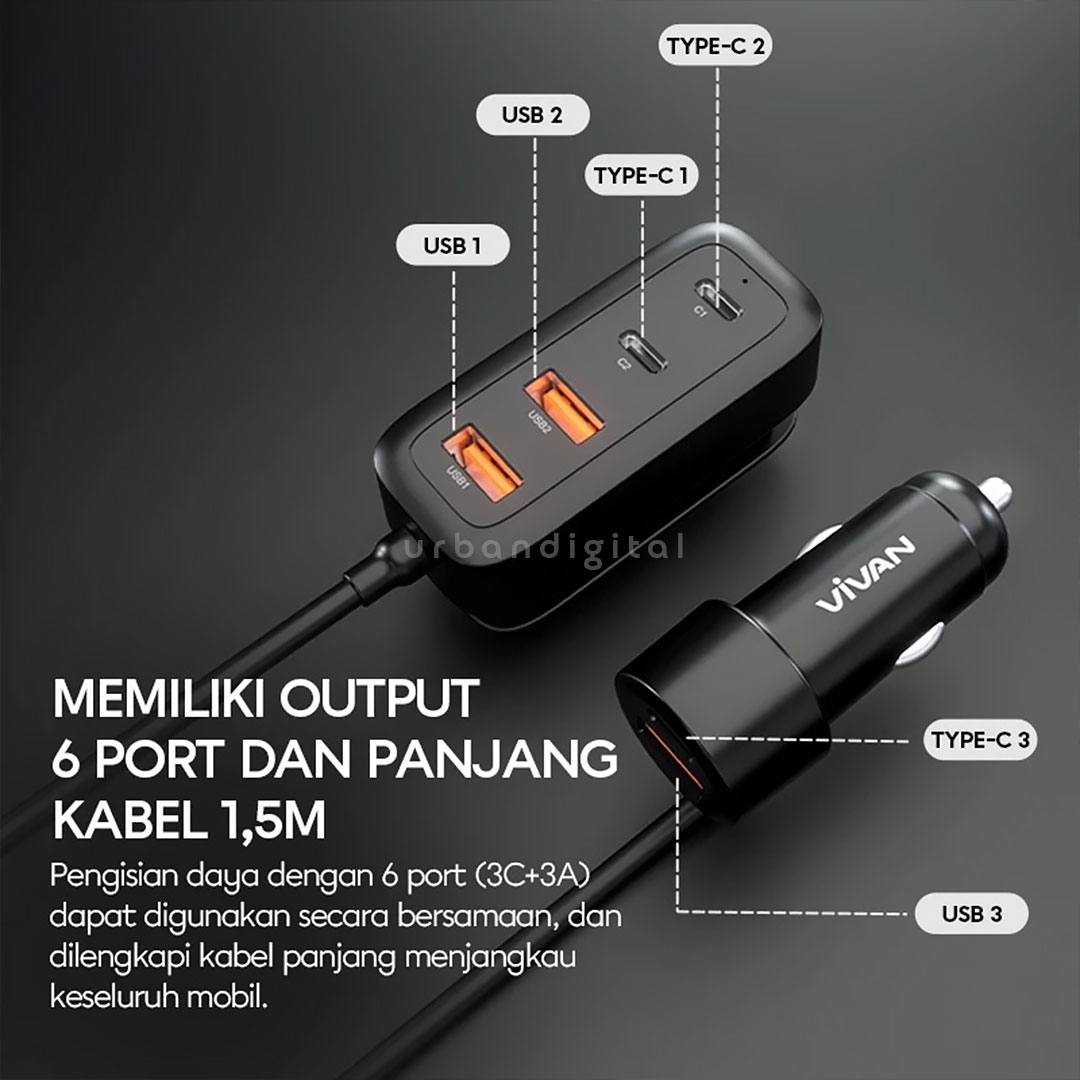 charger mobil VIVAN VCC05
