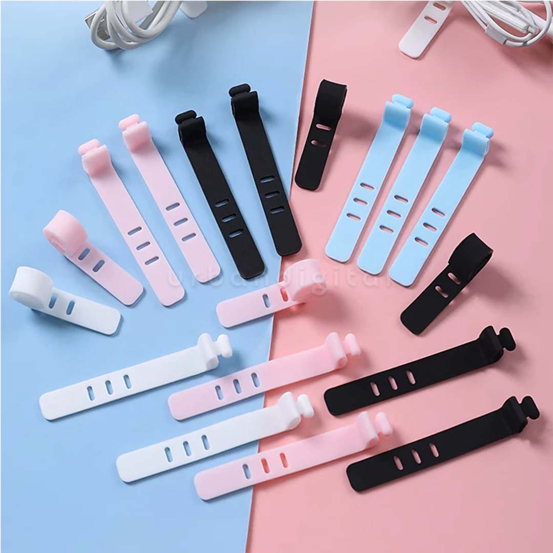 karet pengikat kabel warna-warni