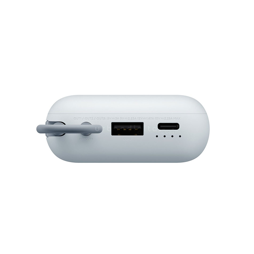 port power bank xiaomi 10000mah warna biru