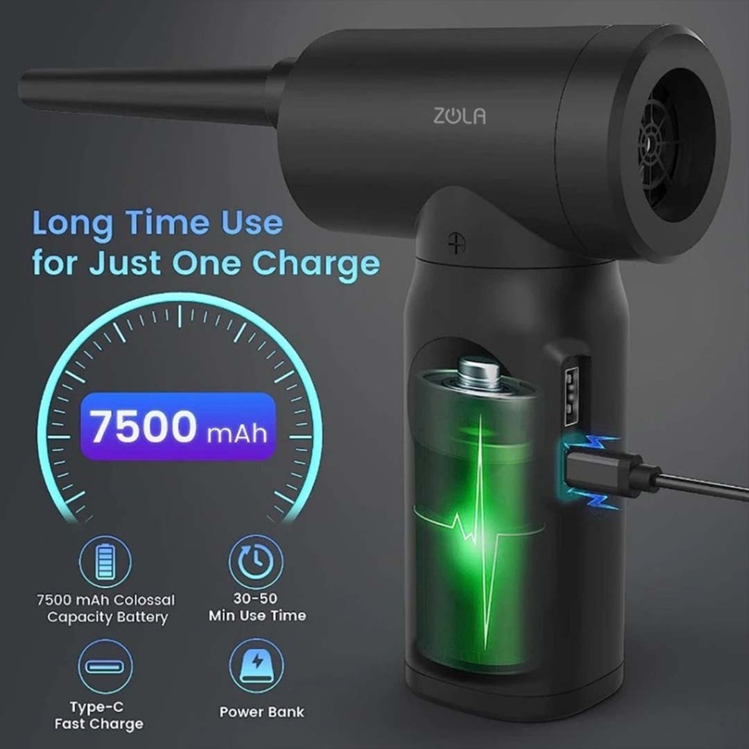Zola Wireless Air Duster & Vacuum Cleaner