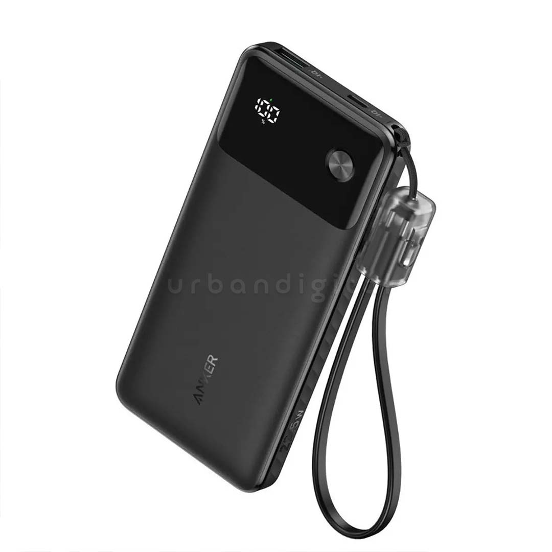 powerbank anker powercore 10000mah lanyard cable