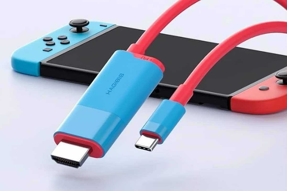 USB C to HDMI-Adapter HAGIBIS Nintendo Switch