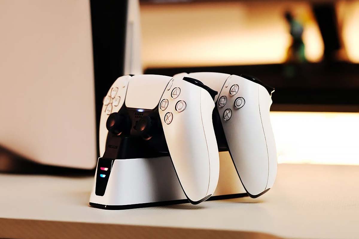 Rexus Dual Charging Dock untuk Joystick DualSense PS5